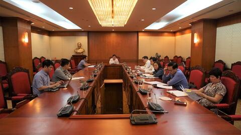 Phó Trưởng Ban Kinh tế Trung ương Nguyễn Thành Phong làm việc với một số bộ ngành về Đề án xây dựng quy định về tuyển dụng, đào tạo, bồi dưỡng, bổ nhiệm cán bộ quản lý, quản trị doanh nghiệp nhà nước