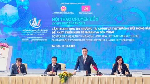 Hội thảo chuyên đề 2: “Lành mạnh hóa thị trường tài chính và thị trường bất động sản để phát triển kinh tế nhanh và bền vững”