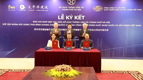Hà Nội chọn được 2 doanh nghiệp tham gia nghiên cứu xây dựng 2 dự án trọng điểm có tổng vốn hơn 85.000 tỷ