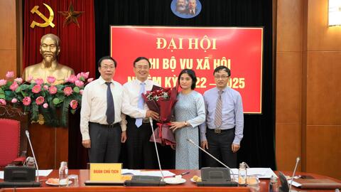 Chi bộ Vụ Xã hội, Ban Kinh tế Trung ương tổ chức Đại hội Chi bộ lần thứ tư, nhiệm kỳ 2022-2025