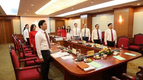 Đại hội Chi bộ Trung tâm Thông tin, phân tích và dự báo kinh tế, Ban Kinh tế Trung ương, nhiệm kỳ 2022-2025