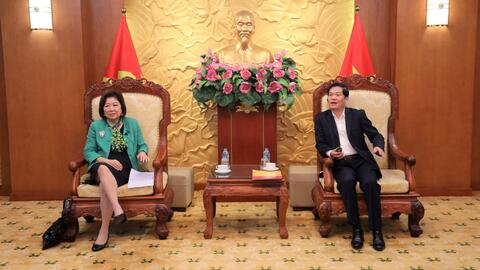 Đồng chí Đỗ Ngọc An, Phó Trưởng Ban Kinh tế Trung ương đã tiếp đoàn công tác của Ngân hàng Thế giới