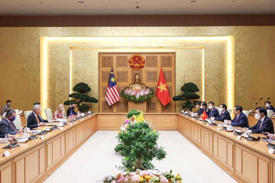 Hội đ&agrave;m cao cấp Việt Nam-Malaysia - Ảnh: VGP