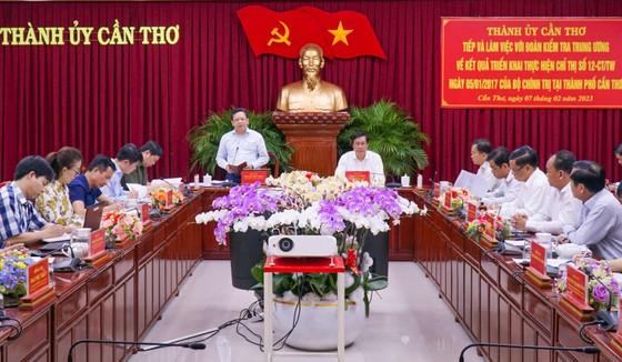 Kiểm tra kết quả 5 năm thực hiện Chỉ thị số 12-CT/TW tại Cần Thơ ảnh 1