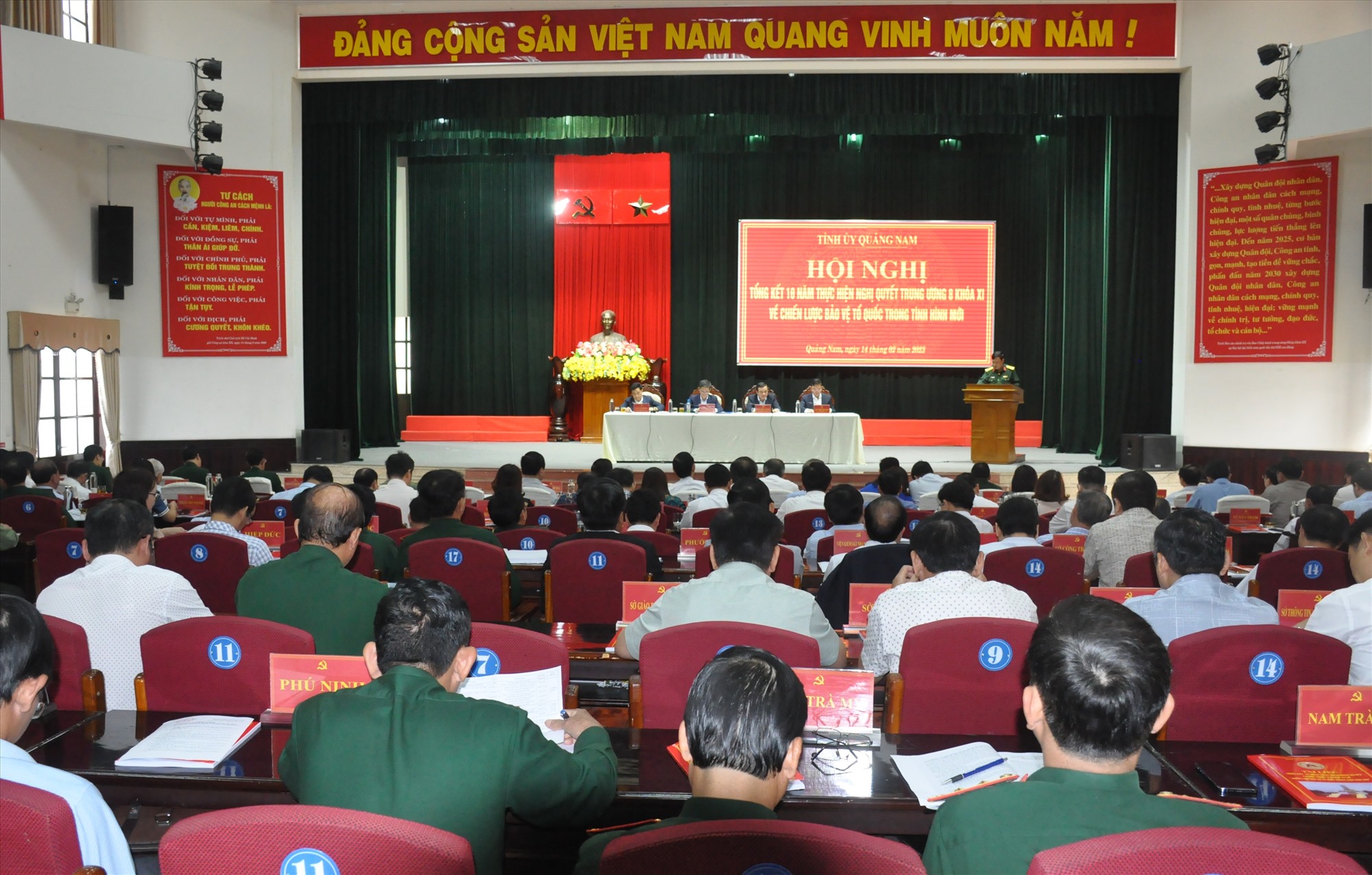 Quang cảnh hội nghị chiều ngày 14/2. Ảnh: N.Đ