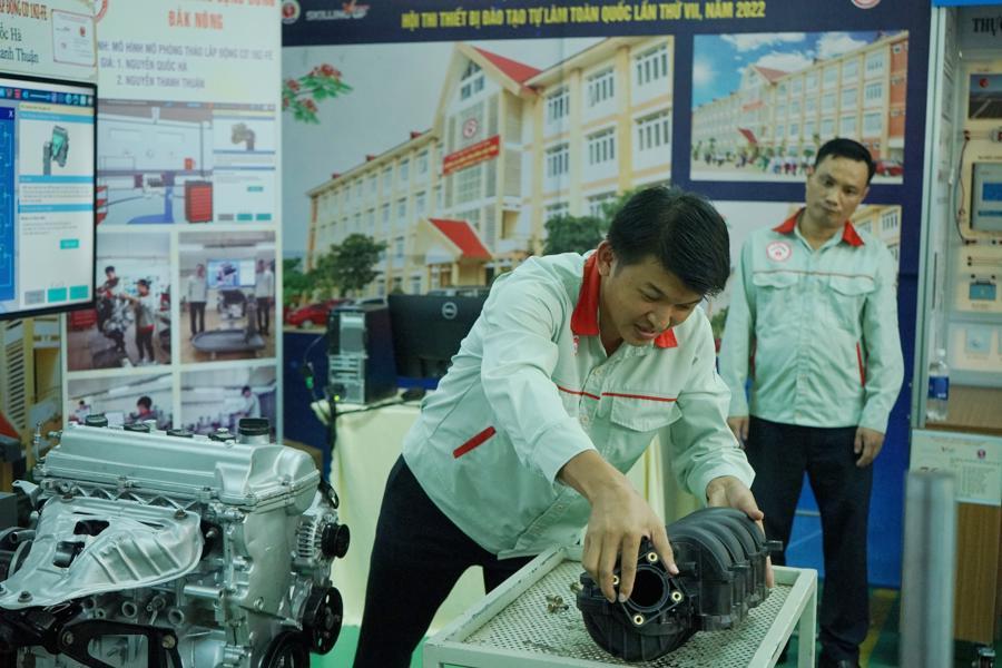 Đ&agrave;o tạo kỹ năng cho người lao động. Ảnh minh họa - N.Dương.