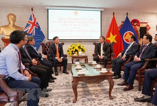 Doan Dai bieu Cap cao Dang Cong san Viet Nam lam viec tai Australia hinh anh 5