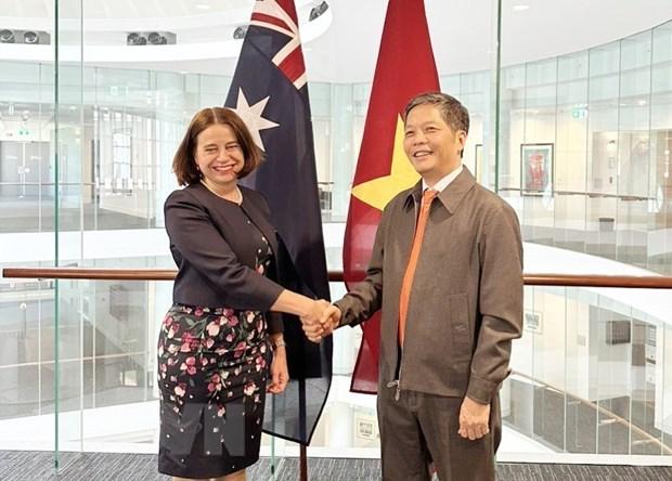 Doan Dai bieu Cap cao Dang Cong san Viet Nam lam viec tai Australia hinh anh 3