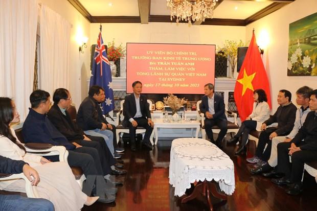 Doan Dai bieu Cap cao Dang Cong san Viet Nam lam viec tai Australia hinh anh 6